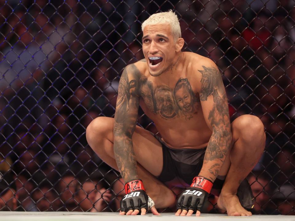 Charles Oliveira has the most finishes and submissions in UFC history (Getty Images)