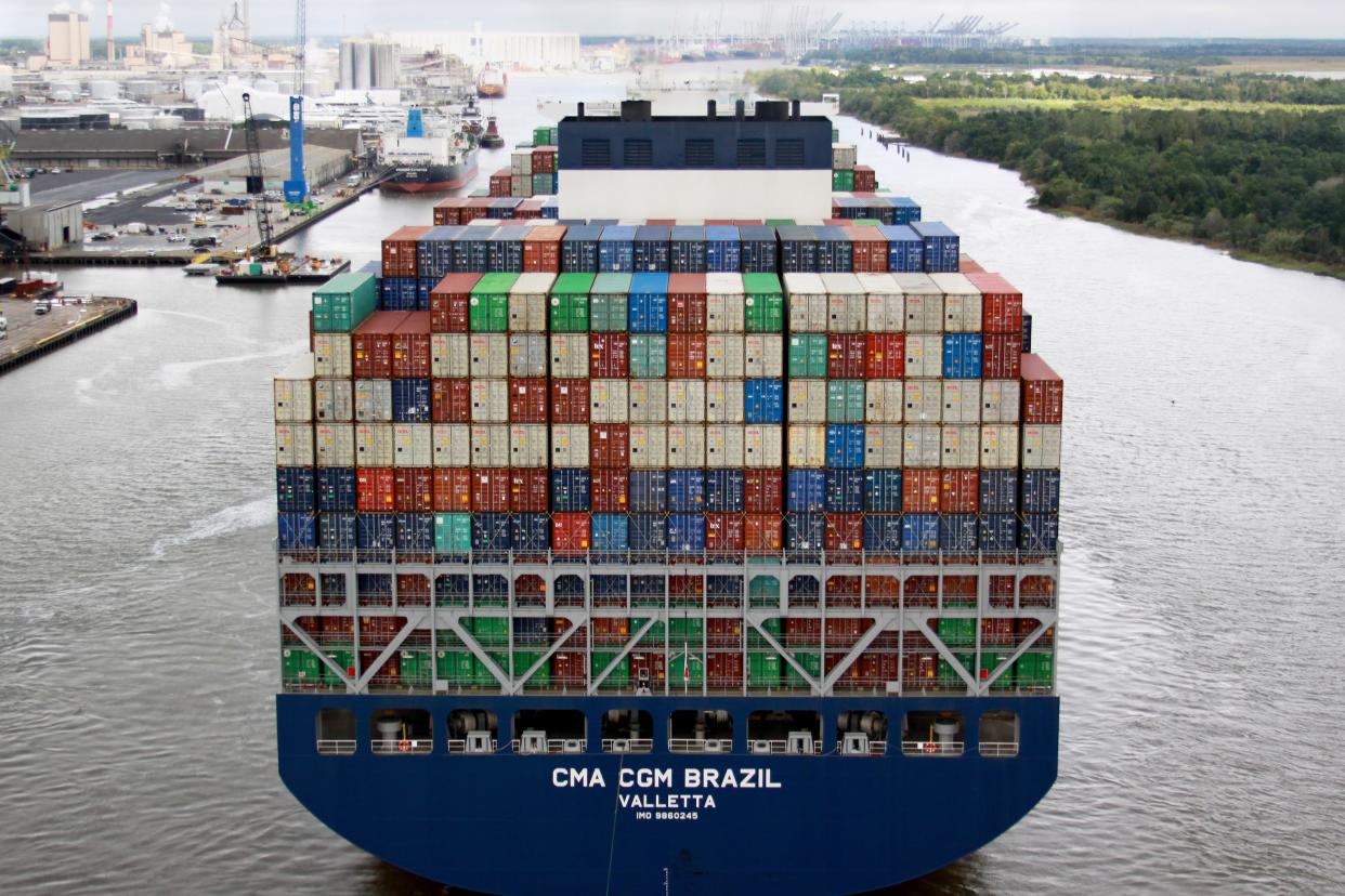 In September 2020 the CMA CGM BRAZIL became the largest container ship to call on Savannah Port.