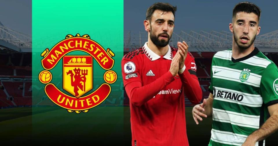 Goncalo Inacio and Bruno Fernandes share the same agent with Man Utd keen on Sporting Star Credit: Alamy