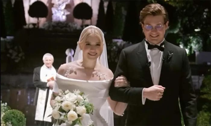 Madelaine Brockway y su marido Jacob LaGrone, protagonistas de la 'boda del siglo'