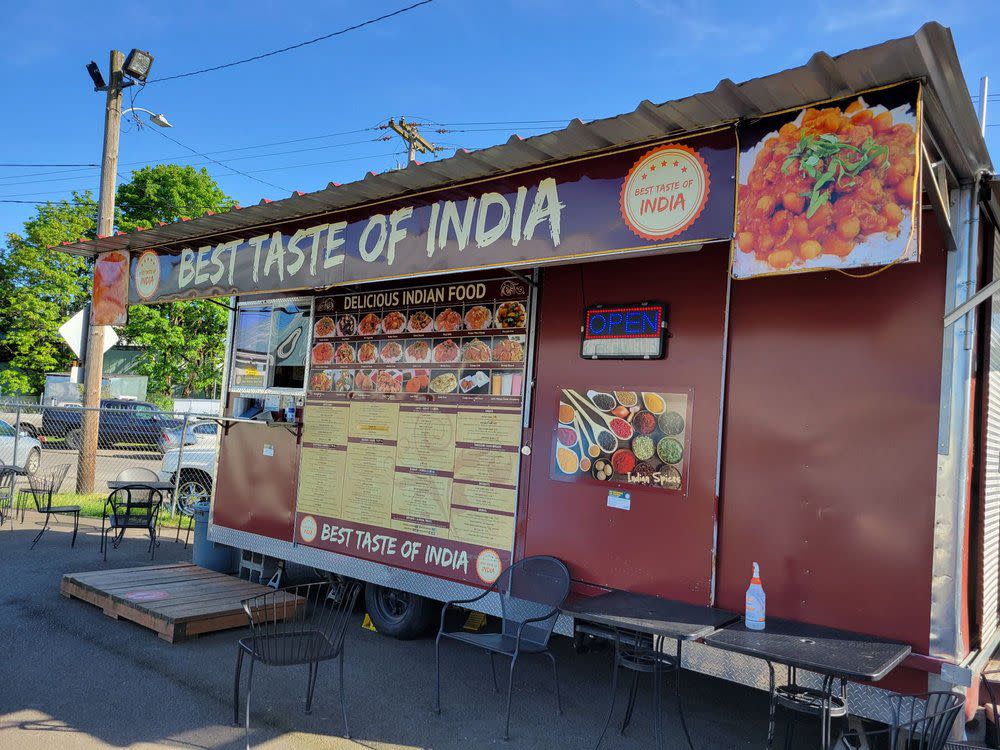 Indian food cart at Cartlandia Portland, Oregon