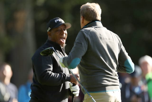 Ian Wright and Harry Redknapp play golf together