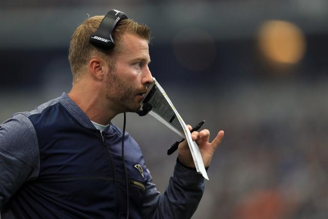 Sean McVay one-upped even himself with a stunning display of recall. (Getty)