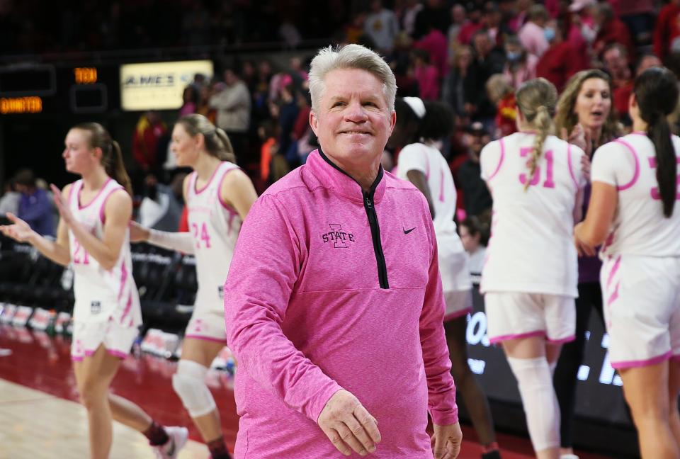 Iowa State women's basketball coach Bill Fennelly's team was selected to finish sixth in the Big 12 preseason poll.