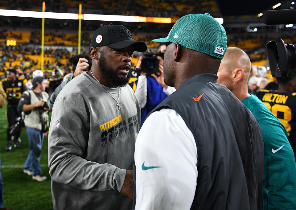 The efforts of Mike Tomlin, Brian Flores and the rest of the National Coalition of Minority Football Coaches are noble. But absent white accomplices who can push for change, the fight remains a challenge. (Photo by Joe Sargent/Getty Images)