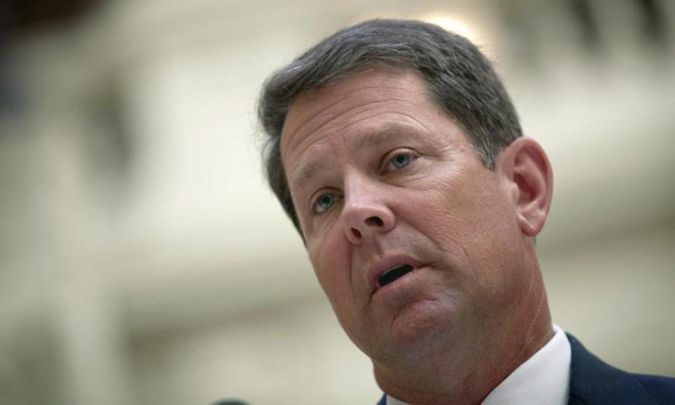 Brian Kemp faces Democrat Stacey Abrams in the midterms.