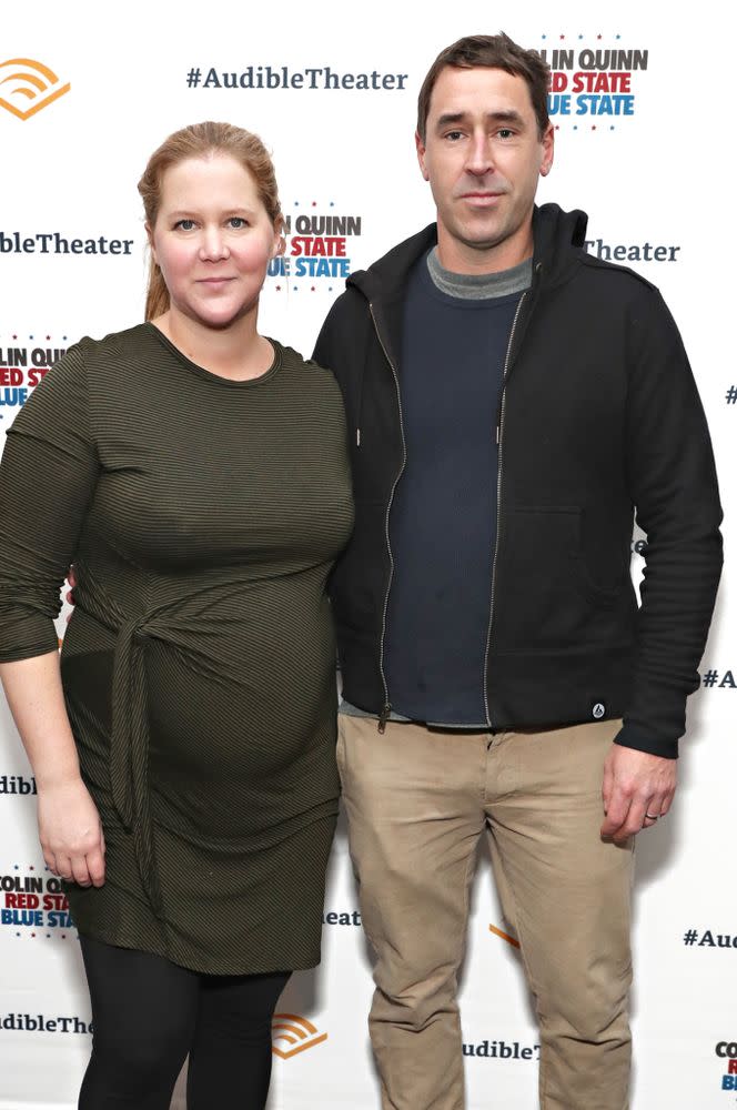Amy Schumer and Chris Fischer | Cindy Ord/Getty Images for Red State Blue State