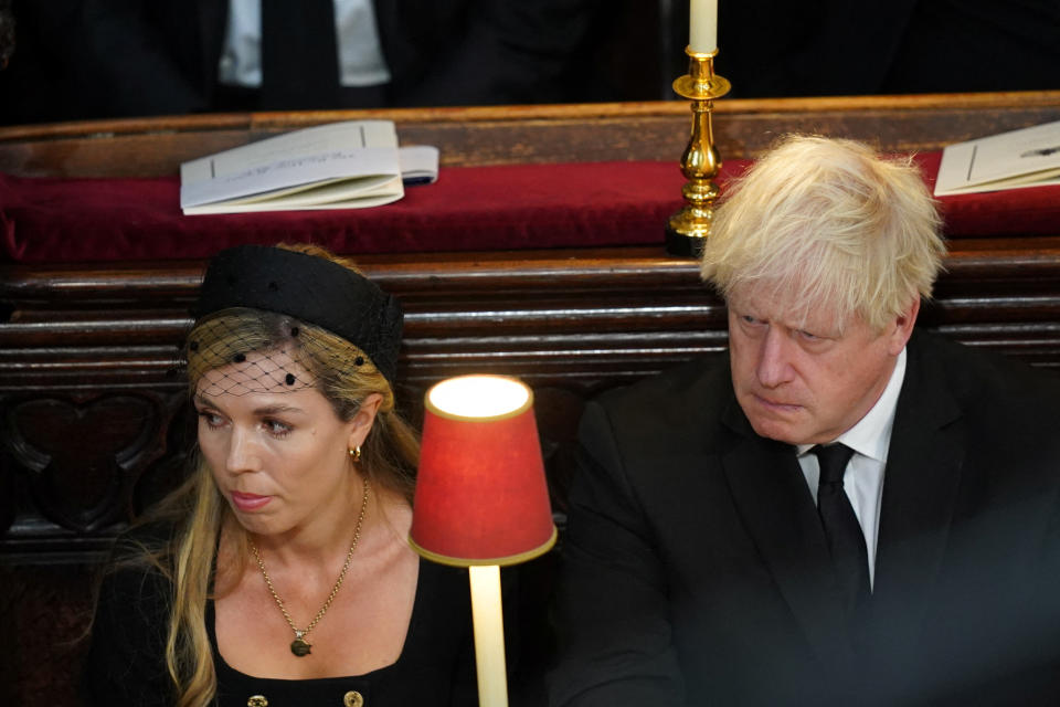 BORIS UND CARRIE JOHNSON