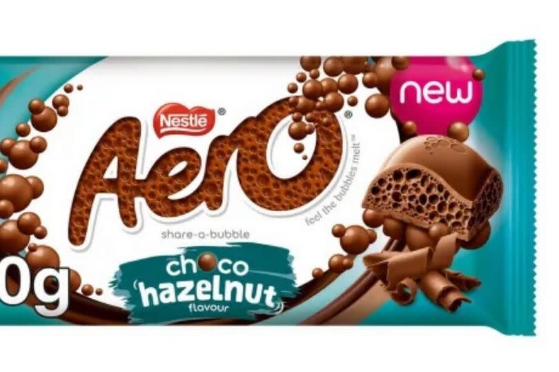 Aero Chocolate Hazelnut flavour
