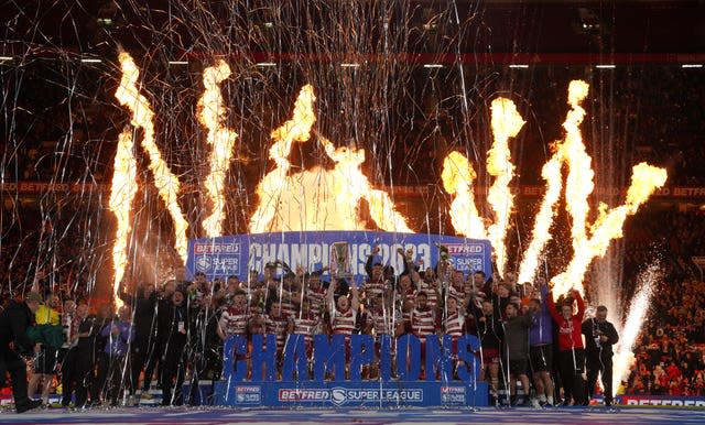 Wigan celebrate