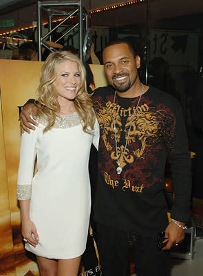 Ali Larter and Mike Epps at the Planet Hollywood Las Vegas premiere of Screen Gem's Resident Evil: Extinction