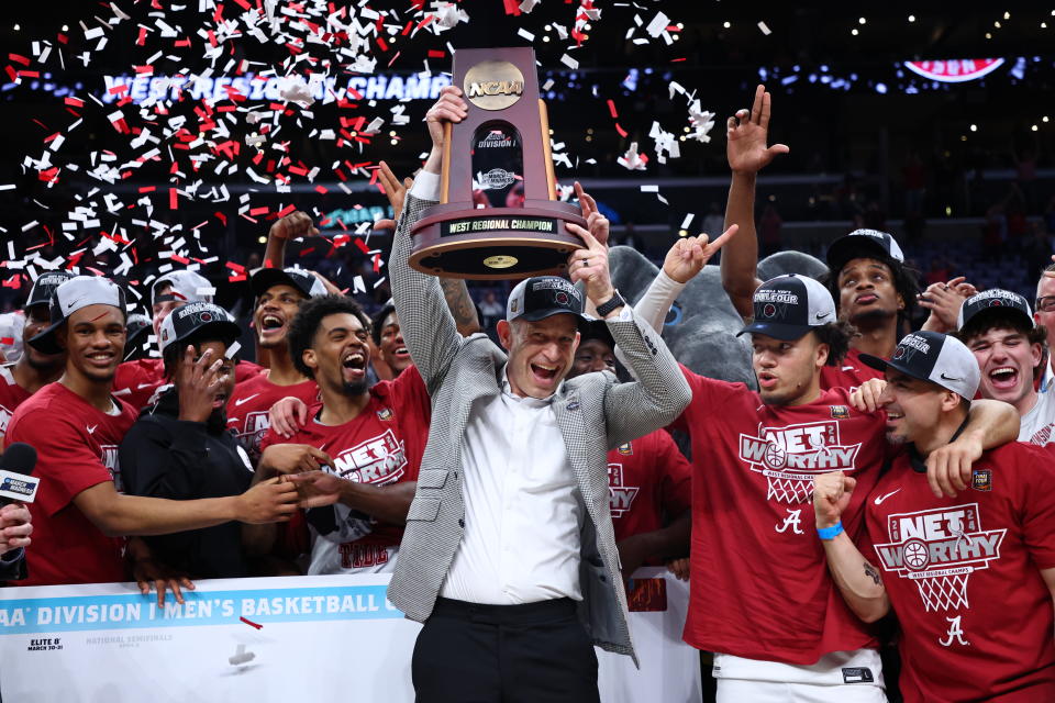 Nate Oats has led Alabama to its first ever Final Four in just his fifth season with the program. (C. Morgan Engel/NCAA Photos/Getty Images)
