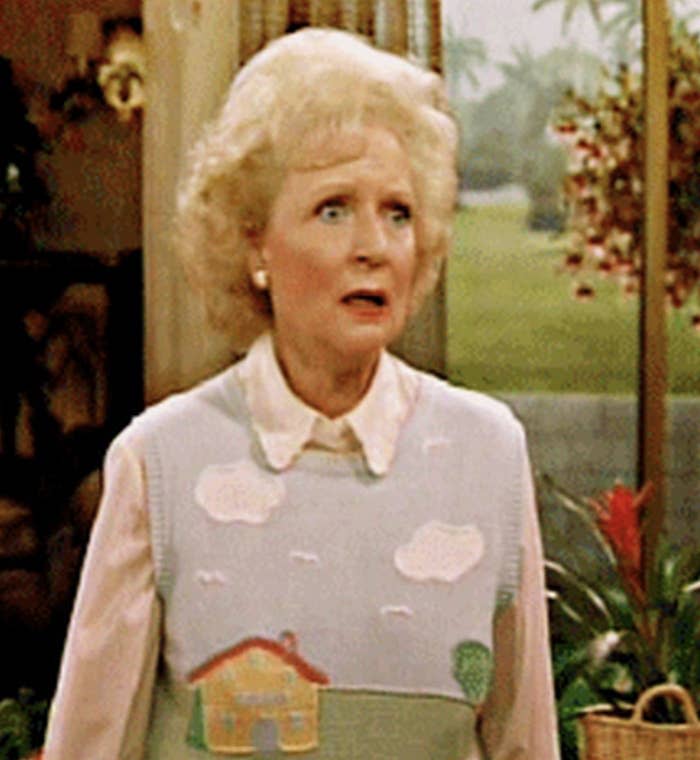 Betty White on "The Golden Girls"