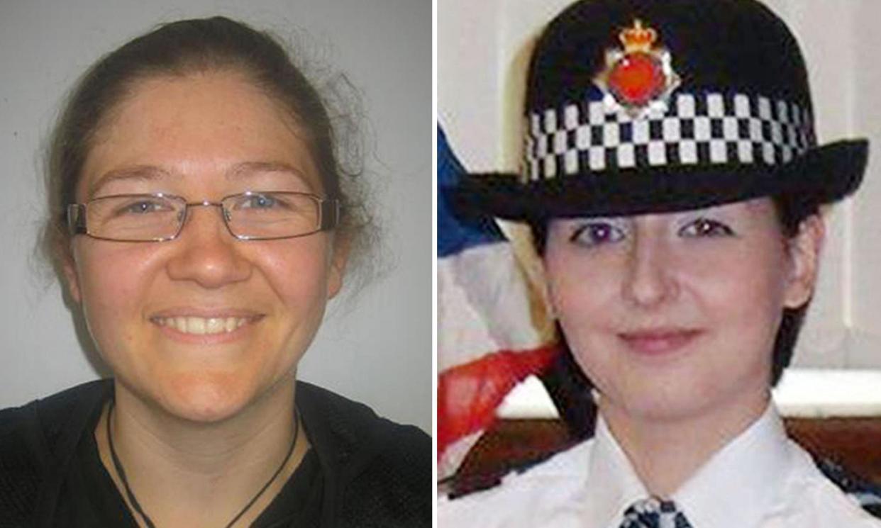 <span>Pc Fiona Bone (left) and Pc Nicola Hughes were murdered by Dale Cregan in 2012. </span><span>Photograph: Greater Manchester Police/PA</span>