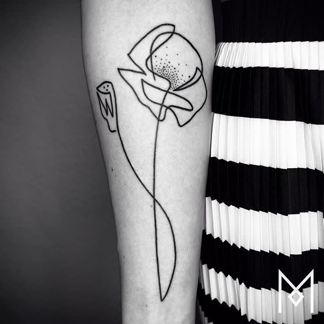 Artist Takes Line Art To Next Level By Making Single Continuous Line Tattoos   DeMilked