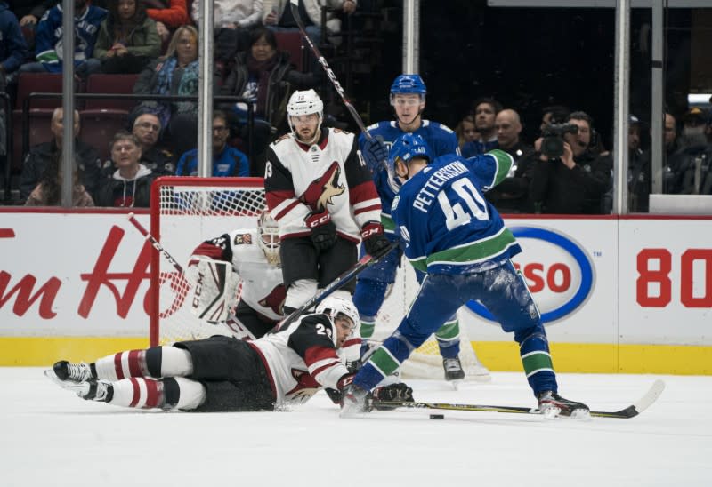 NHL: Arizona Coyotes at Vancouver Canucks