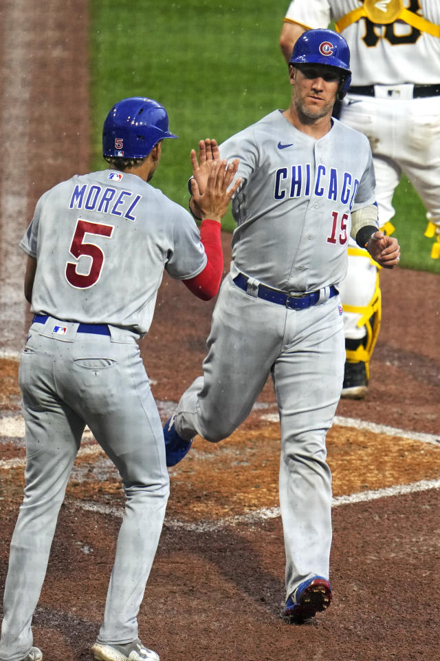 Surging Cubs race past reeling Pirates 8-0 to spoil touted prospect Henry  Davis' MLB debut - The San Diego Union-Tribune