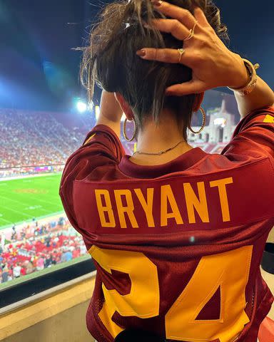 <p>Vanessa Bryant/Instagram</p> Vanessa Bryant shows off her No. 24 jersey in honor of late husband Kobe Bryant.
