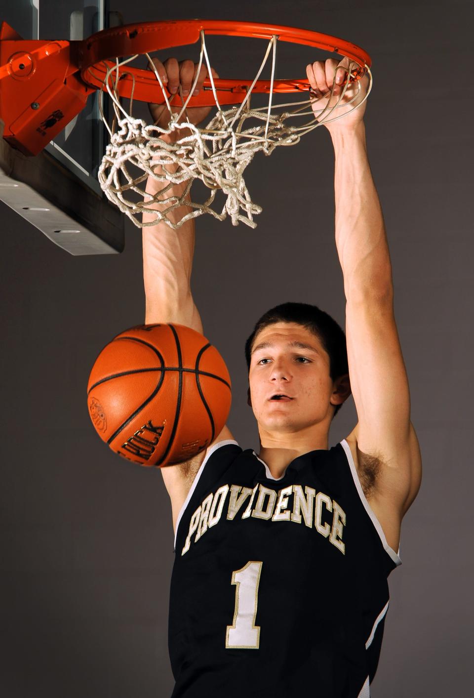 Providence boys basketball player Grayson Allen, pictured on April 3, 2013, won the Florida Times-Union All-First Coast player of the year award for high school boys basketball in 2012-13.