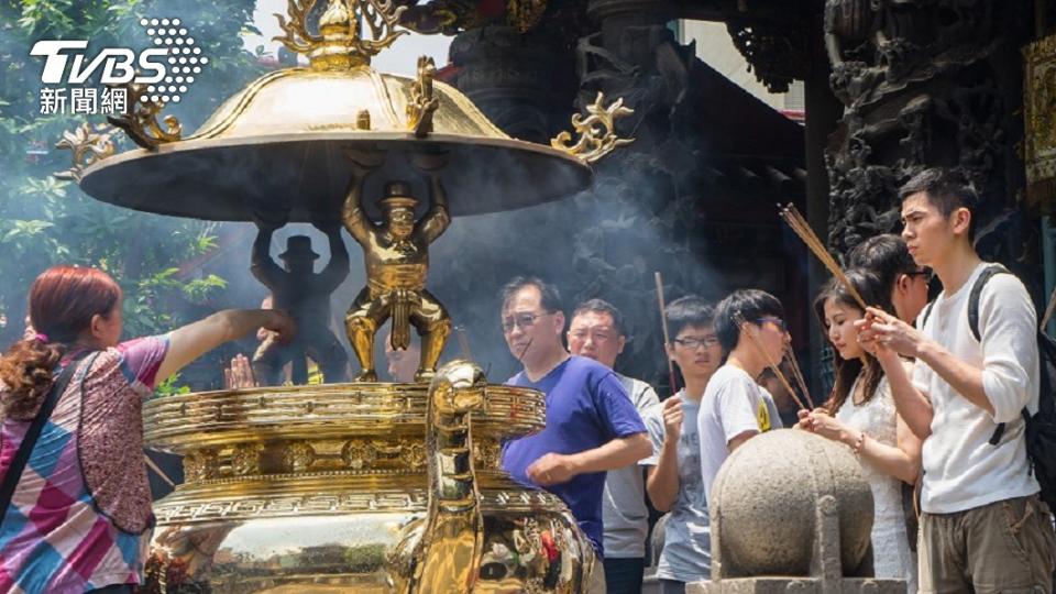 天貺節當天晚上，部分寺廟會有慶典活動。（示意圖／TVBS資料畫面）