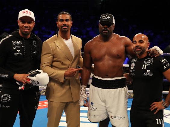 Haye has managed Chisora since October 2018 (Getty)