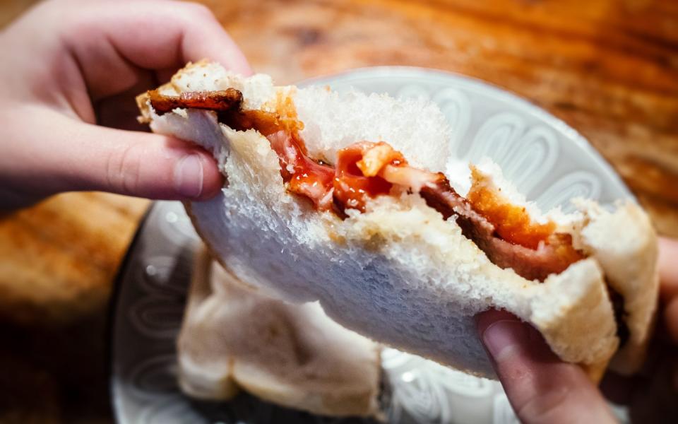 For a truly satisfying bacon butty, it has to be white bread - Sean Gladwell