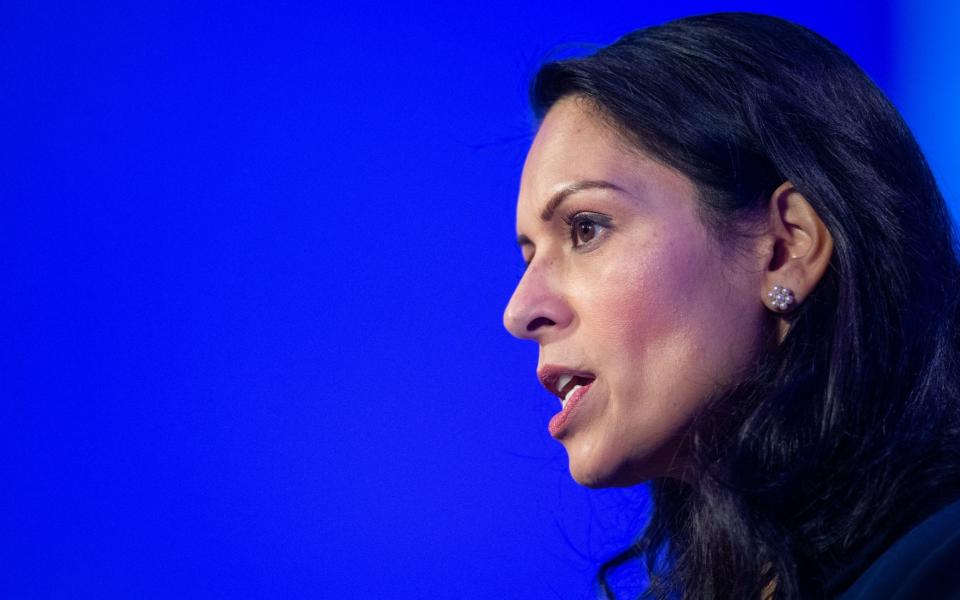 Secretary of State Priti Patel will suspend the use of the algorithm from Friday, August 7 - Dominic Lipinski/PA