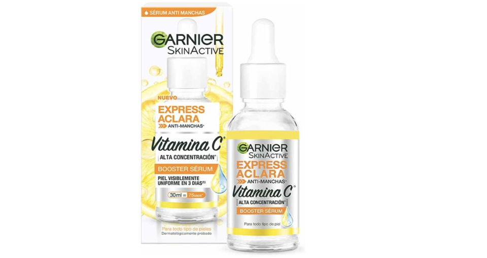 Garnier Skin Active Express aclara booster serum anti manchas con vitamina c - 30 ml Serum/Amazon.com.mx