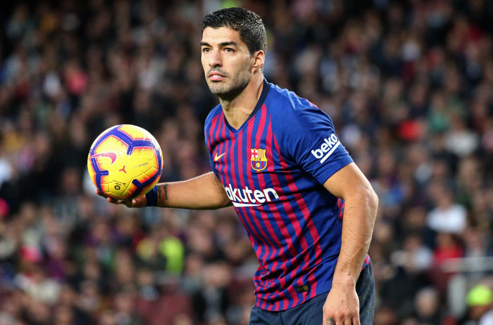 Luis Suarez had some choice words to say to Gerard Pique following Barcelona’s loss to Real Betis