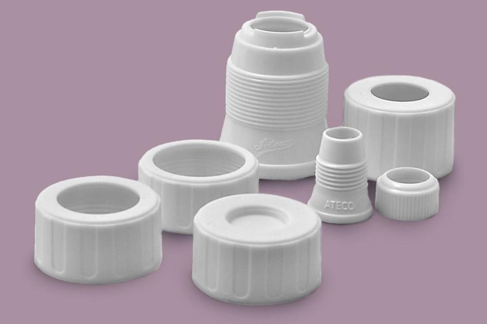 Ateco Universal Pastry Coupler and Cap Set