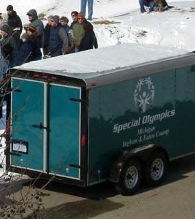 Lansing police said this Special Olympics trailer was stolen recently, and was last seen at the Beekman Center, 2901 Wabash Road, in Lansing.
