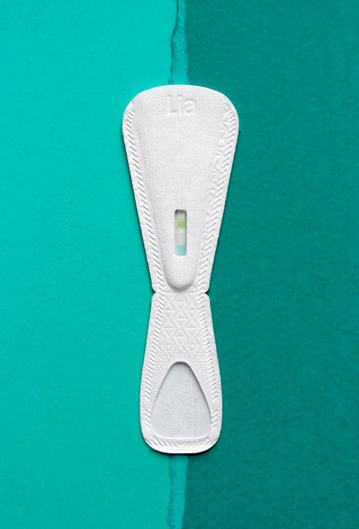 It's time to change the way we think about pregnancy tests with Lia, the first-ever version that can be fully flushed down the toilet.