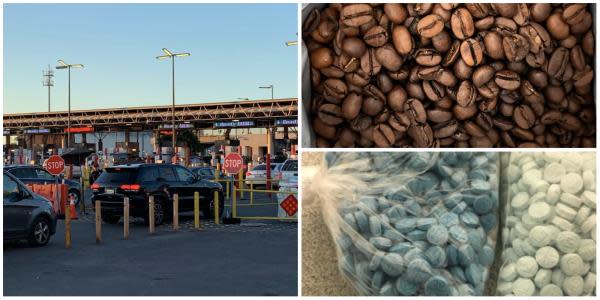 ¿Café de fentanilo? Detienen a hombres por intentar cruzar droga en garita de Otay