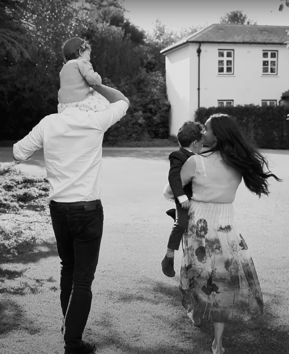 harry and meghan with lili and archie