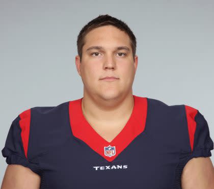 Nick Martin was expected to start as a rookie for the Houston Texans Now he's done for the season. (AP)