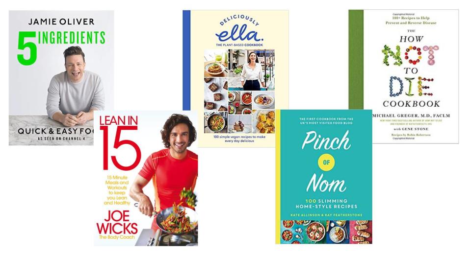 There has been a rise in best-selling cookbooks in the latter half of the decade. [Photo: Amazon]