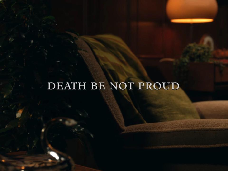 The title of the episode comes from a poem about Death's powerlessness.