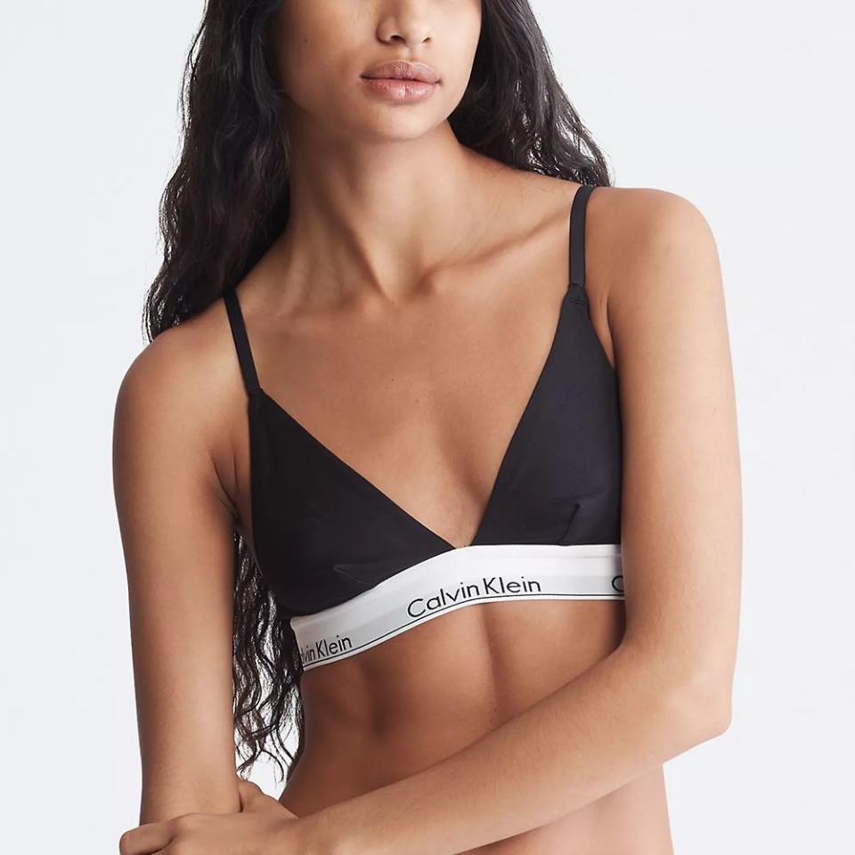 <p><a href="https://go.redirectingat.com?id=74968X1596630&url=https%3A%2F%2Fwww.calvinklein.us%2Fen%2Funderwear%2Fwomen%2Fbras%2Fmodern-cotton-unlined-triangle-bralette%2F52001061-100.html%3Fjourney%3DsearchResultPage&sref=https%3A%2F%2Fwww.elle.com%2Ffashion%2Fshopping%2Fg42188002%2Fbest-wireless-bras%2F" rel="nofollow noopener" target="_blank" data-ylk="slk:Shop Now;elm:context_link;itc:0;sec:content-canvas" class="link ">Shop Now</a></p><p>Modern Cotton Unlined Triangle Bralette </p><p>www.calvinklein.us</p><p>$26.60</p>