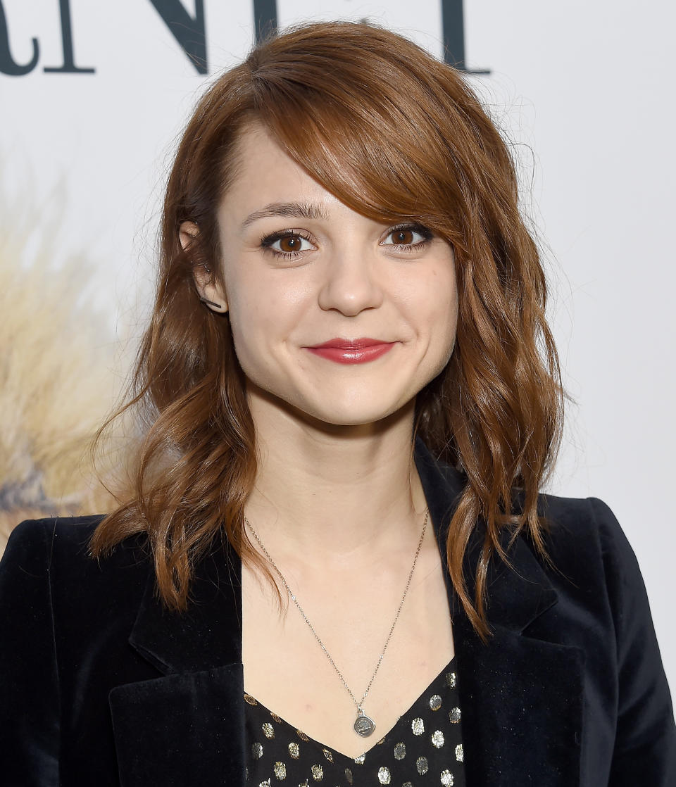 HOLLYWOOD, CA - MAY 09:  Kathryn Prescott arrives at the Premiere Of Universal Pictures' 