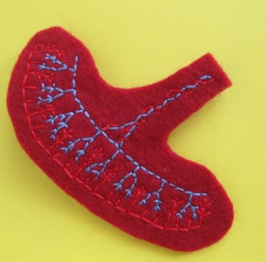 Placenta Brooch