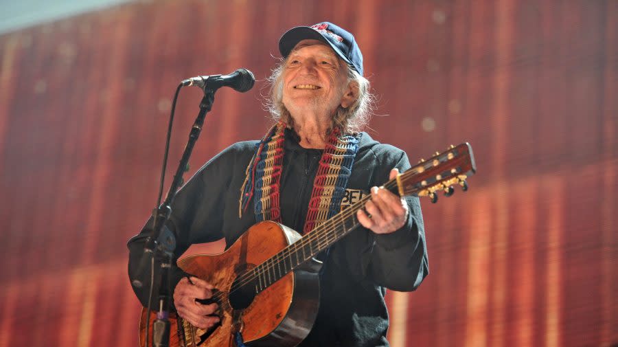 Willie Nelson performs at Farm Aid 30 at FirstMerit Bank Pavilion at Northerly Island in Chicago on Sept. 19, 2015. Nelson is turning 90 this year and he’s celebrating with an all-star, two-day concert in Los Angeles this April. The Texas troubadour’s milestone birthday party at the Hollywood Bowl will feature dozens of performers, including Neil Young, Chris Stapleton, Miranda Lambert, and Snoop Dogg. (Photo by Rob Grabowski/Invision/AP, File)