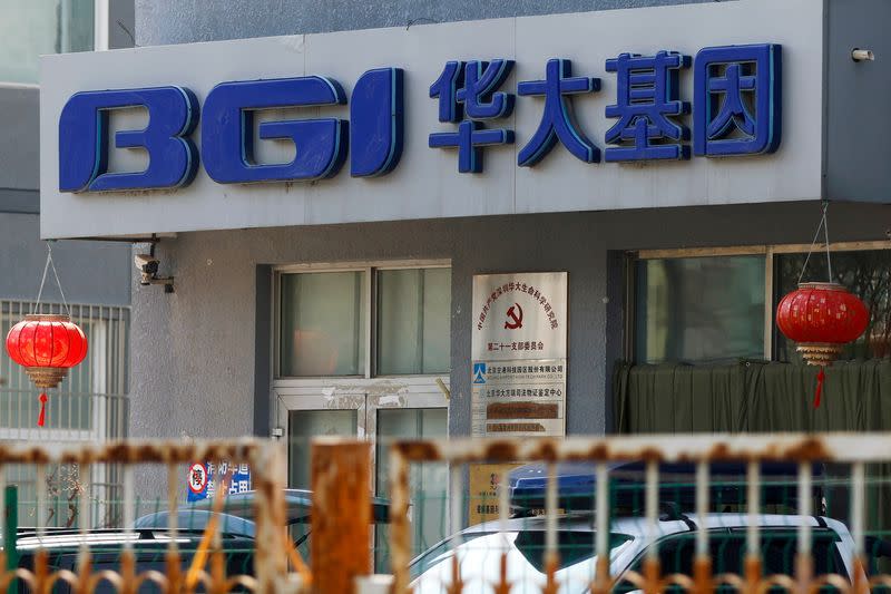 FILE PHOTO: Chinese gene firm BGI Group in Beijing