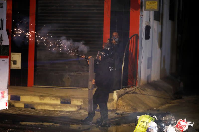 Anti-government protests in Tunis