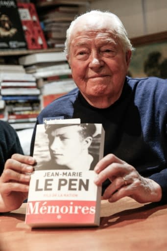 Last year Jean-Marie Le Pen presented the first volume of his autobiography