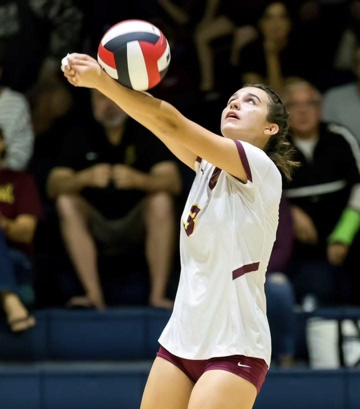 Junior outside hitter Olivia Campisi is one of the leaders of the Simi Valley High girls volleyball team, which will play in a Southern Section championship match for the first time in program history Saturday night.
