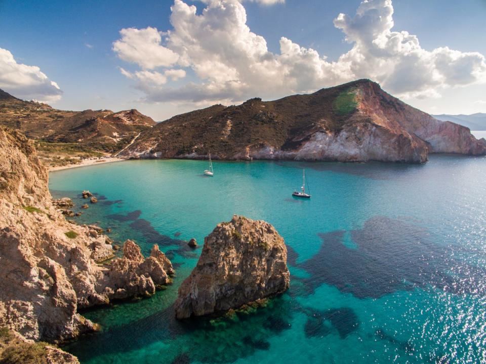 Many Greek island-hopping holidays take place in the Cyclades (Getty Images)
