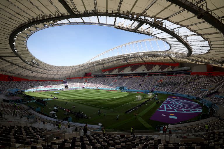 Vista general del estadio Internacional Jalifa. que será uno de los escenarios de la definición del grupo E del Mundial 2002