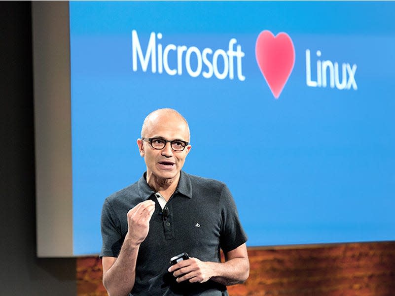 Satya Nadella Linux