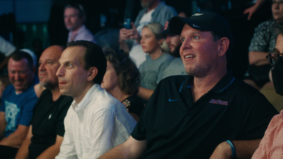 Wrestlers. (L to R) Craig Greenberg and Matt Jones in Wrestlers. Cr. Netflix © 2023