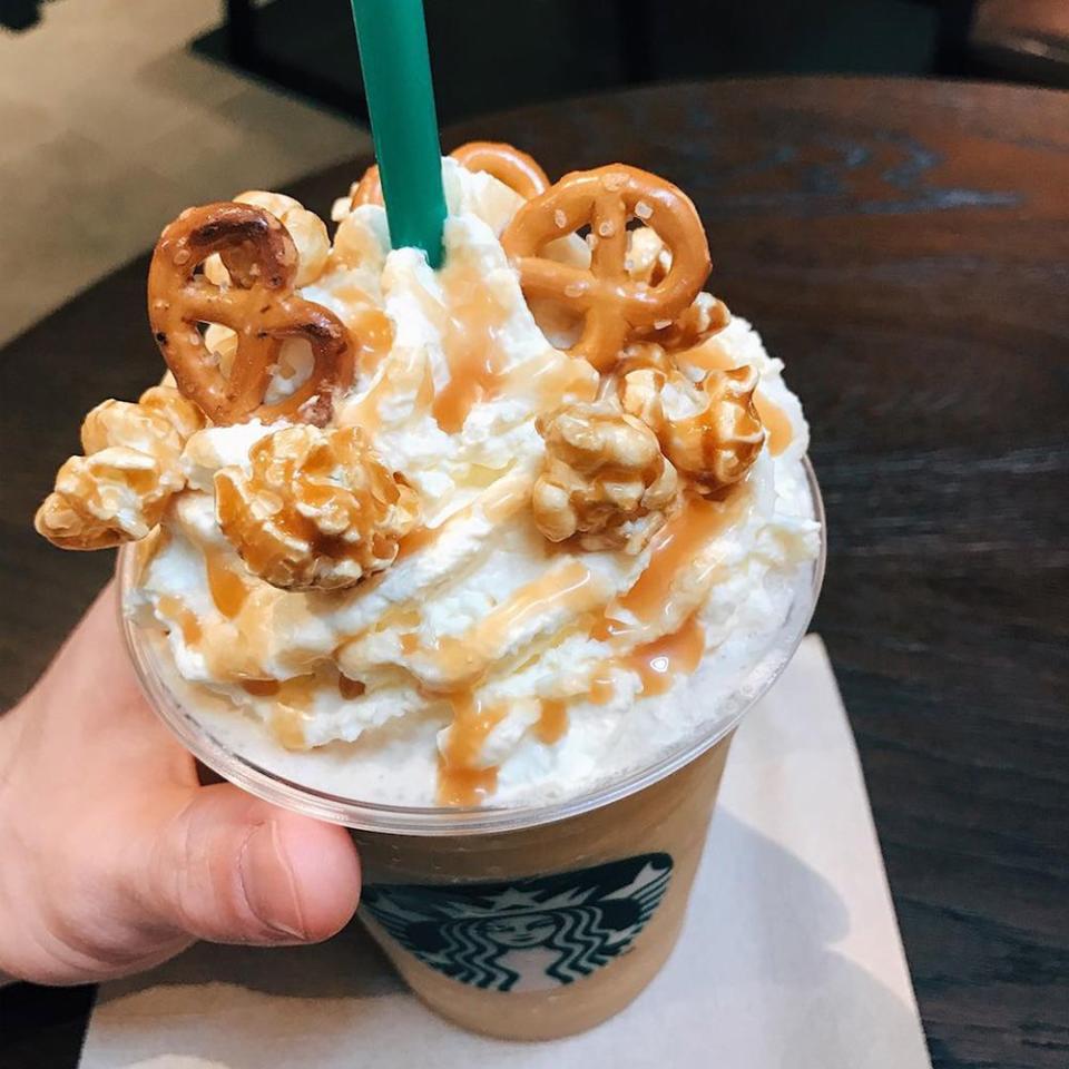 Caramel Popcorn Pretzel Frappuccino — Australia and the United Kingdom